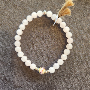 Quartz rose & murano