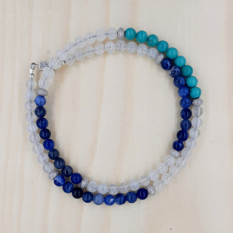 Pierre de lune, Turquoise & Sodalite