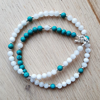 Turquoise & Pierre de lune